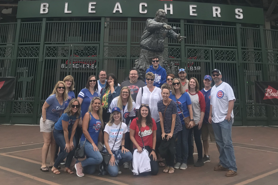 MindFire team at Wrigley Field