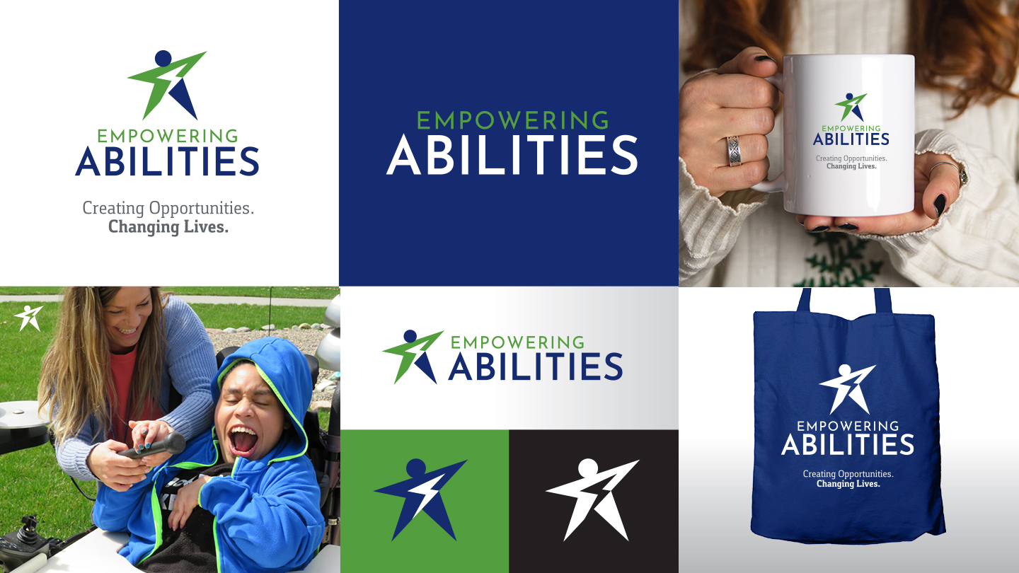 Empowering Abilities brand identity 2