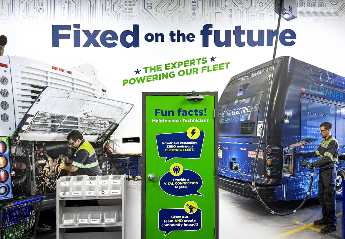 MetroLINK Fixed for the Future campaign and mechanics art